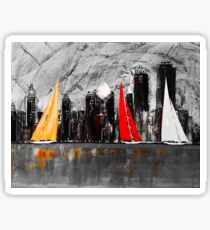 A Chicago Sail Sticker