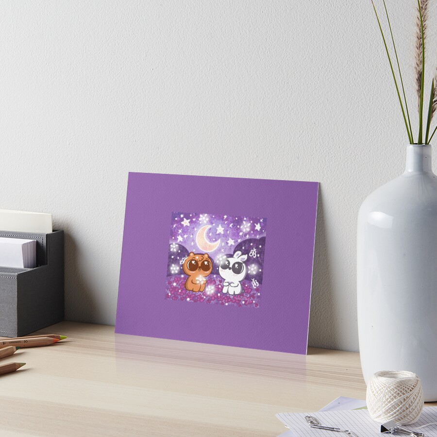 " SKZOO Han Quokka & Leebit" Art Board Print for Sale by enlilly Redbubble