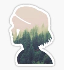 Princess Mononoke Silhouette Sticker
