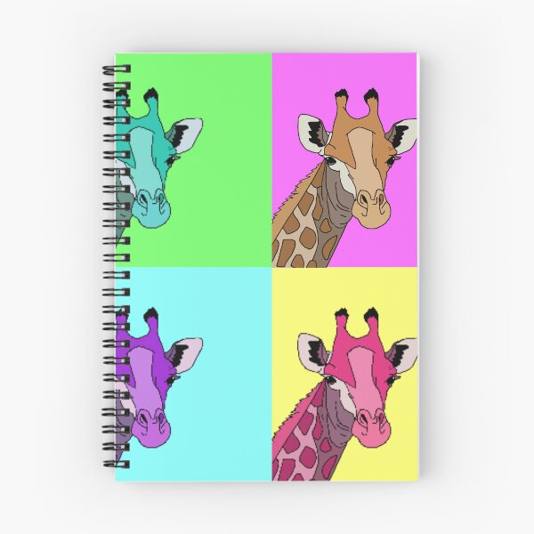 Item preview, Colorful giraffes cute Popular animals designed and sold by spaceopy.