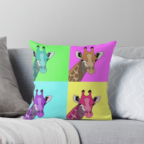 Item preview, Colorful giraffes cute Popular animals designed and sold by spaceopy.