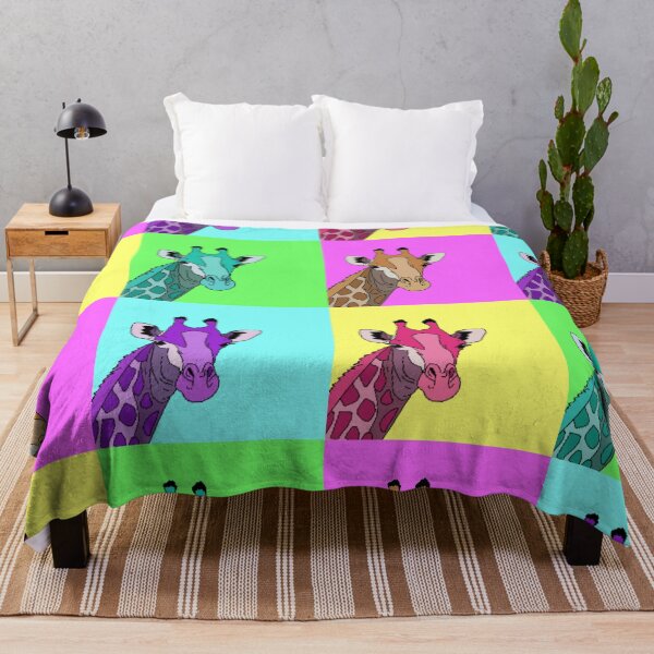 Item preview, Colorful giraffes cute Popular animals designed and sold by spaceopy.