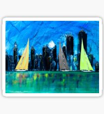 A Chicago Sail Sticker