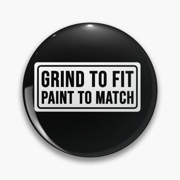 Item preview, construction phrase grind to fit paint to match designed and sold by DisenyosDeMike.
