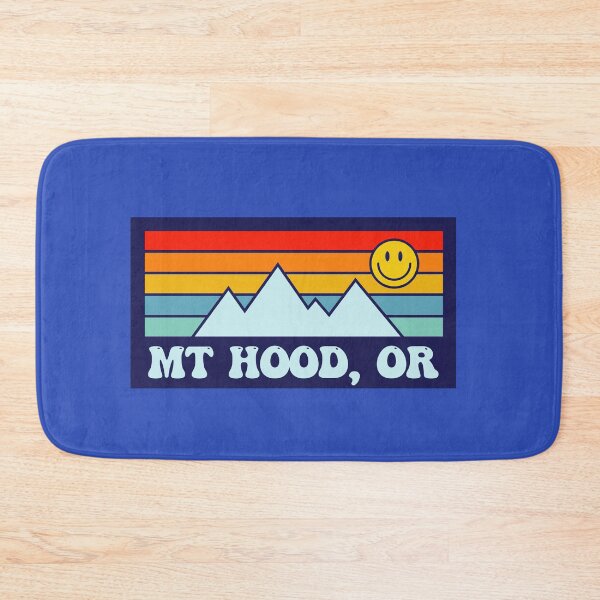 Item preview, Mt Hood Oregon Mountains Skiing Retro Smile designed and sold by yelly123.