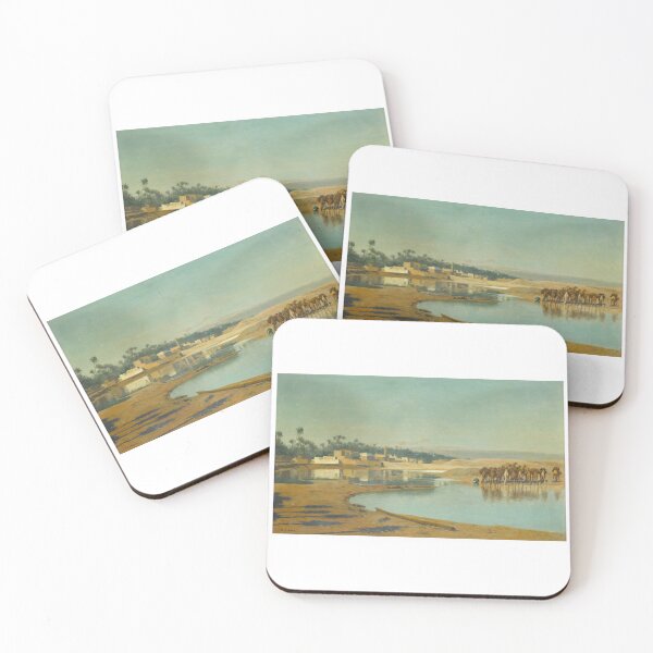 Item preview, Jean-Leon Gerome -Camels Watering in the Desert designed and sold by TeeARTHY.