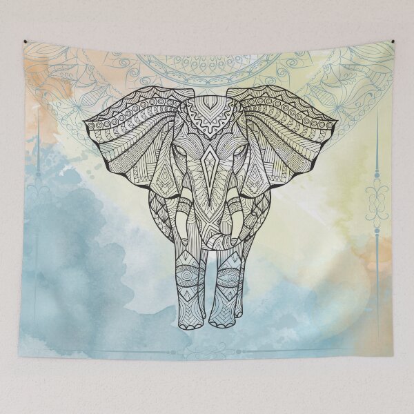 Item preview, Mesmerising Elephant Daytime designed and sold by NomadicMarket.