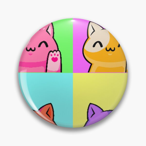 Item preview, Colorful Cat cute Popular animals designed and sold by spaceopy.