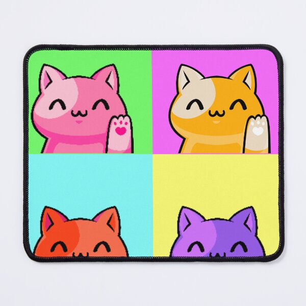 Item preview, Colorful Cat cute Popular animals designed and sold by spaceopy.