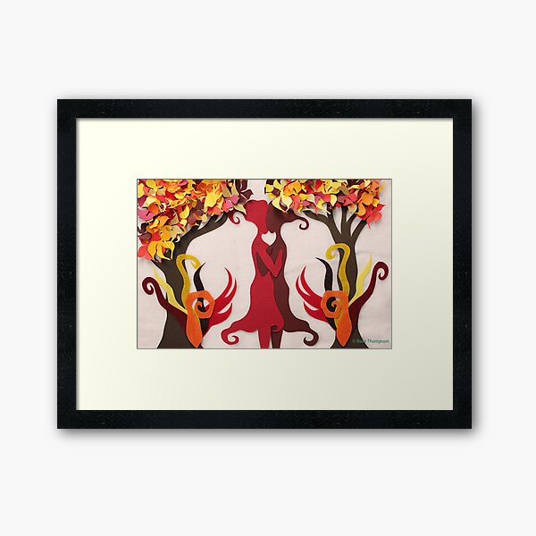 Autumn kiss #2 Framed Art Print