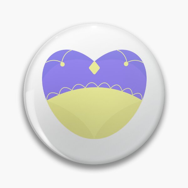 Item preview, Blue and yellow heart, illustration designed and sold by OM-lova.