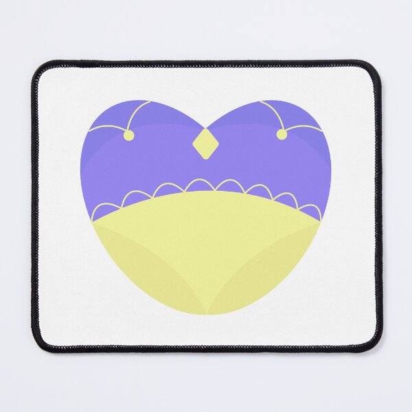 Item preview, Blue and yellow heart, illustration designed and sold by OM-lova.