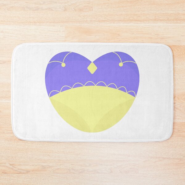Item preview, Blue and yellow heart, illustration designed and sold by OM-lova.