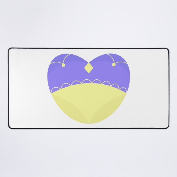 Item preview, Blue and yellow heart, illustration designed and sold by OM-lova.