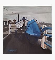 Dull Day, Harbour Road, Skerries Photographic Print