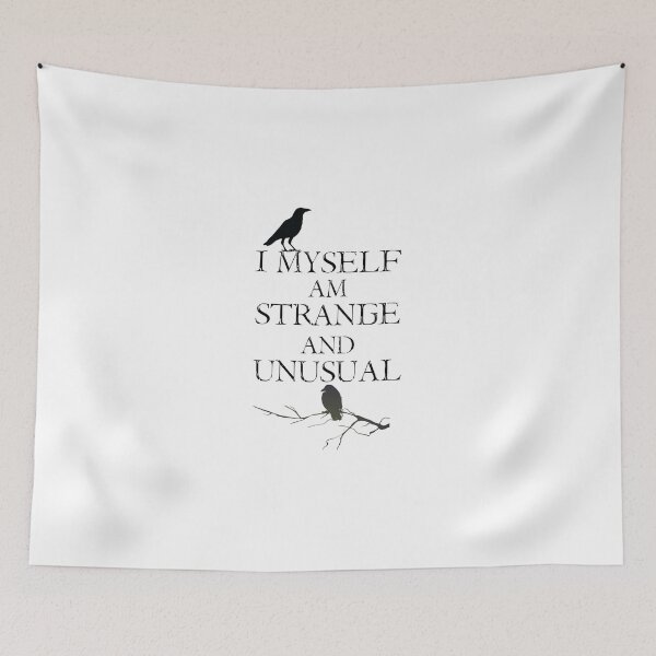 Item preview, Je suis moi-même étrange et inhabituel designed and sold by PreshitaChhabra.