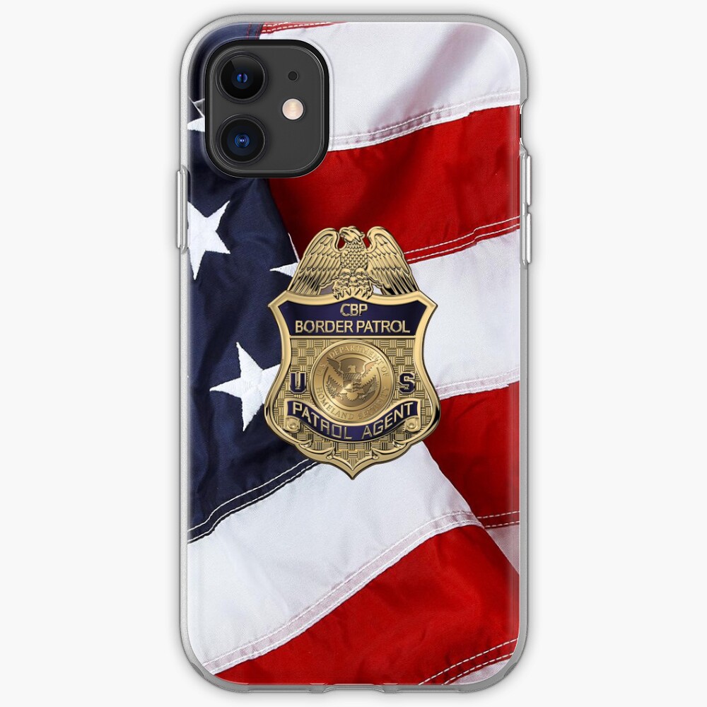 "United States Border Patrol USBP Patrol Agent Badge over American