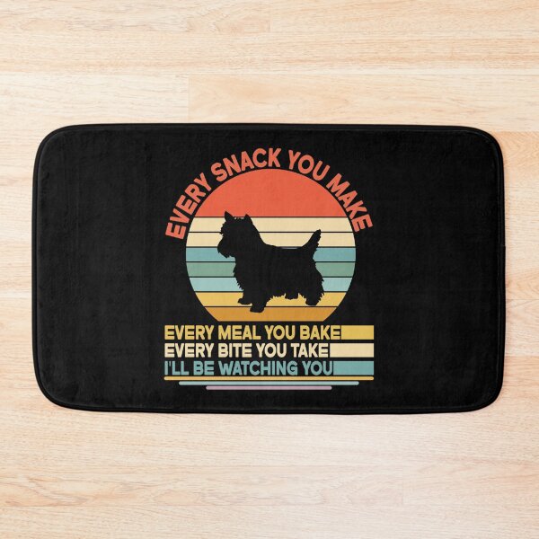 Item preview, Cairn terrier Every Snack You Make Every Meal You Bake, Cairn terrier Vintage Dog Owner Mom Dad Birthday Christmas Gift designed and sold by xlnv.
