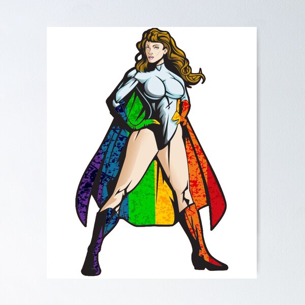 Artikel-Vorschau von Super LGBT Regenbogen-T-Shirt der Frau für LGBT, designt und verkauft von chihai.