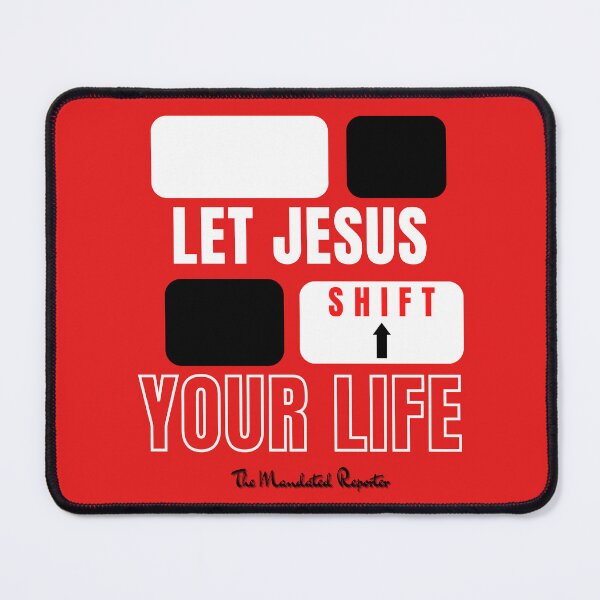 Item preview, Let Jesus Shift Your Life - Red and Black designed and sold by TheReporter1.