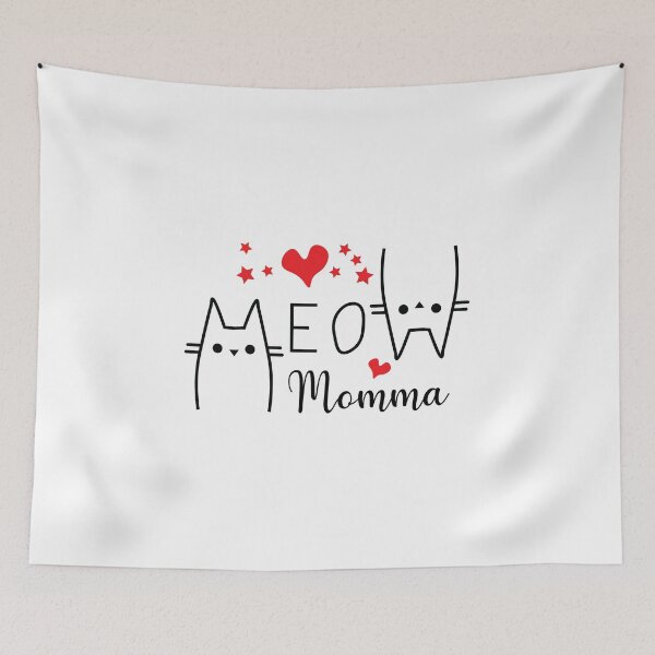 Artikelvorschau, Meow Meow Mama für Katzenmama entworfen und verkauft von TheMattDesigns.