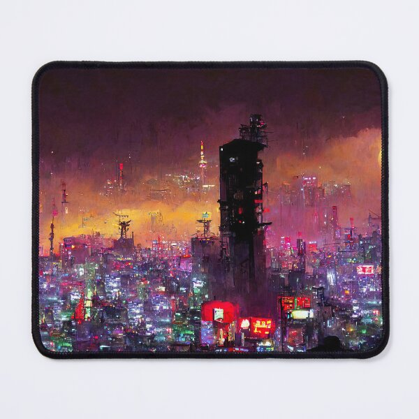 Item preview, Tokyo Cyberpunk Cityscape at Night designed and sold by AM FineArtPrints.