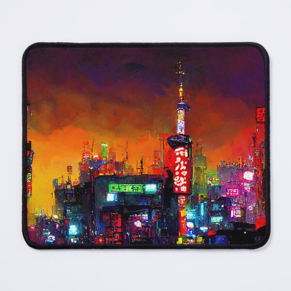 Item preview, Tokyo Cyberpunk Cityscape at Night designed and sold by AM FineArtPrints.