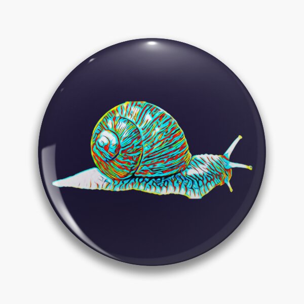 Item preview, Psychedelic Neon Funky Snail Art 5 designed and sold by Cawaiico.