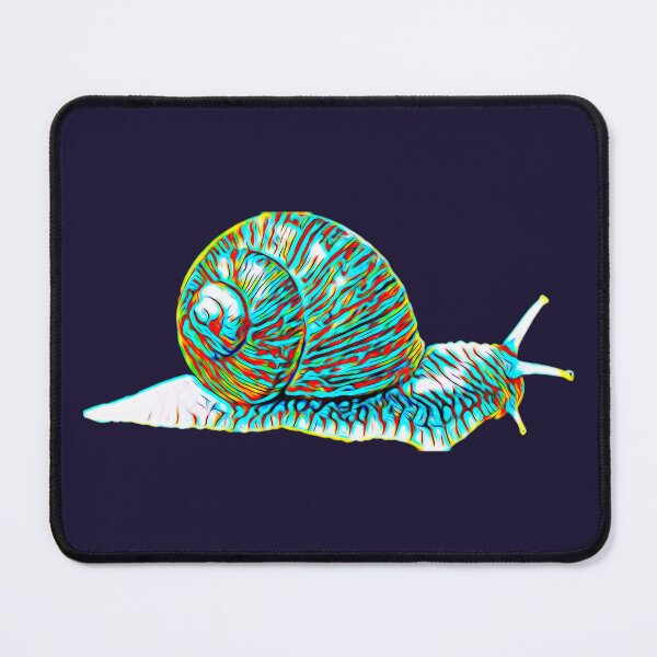 Item preview, Psychedelic Neon Funky Snail Art 5 designed and sold by Cawaiico.