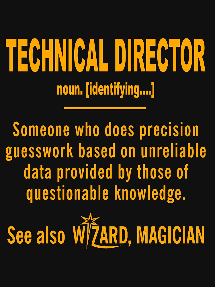 technical-director-definition-t-shirt-by-millerose-redbubble