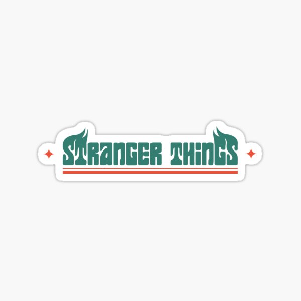 Stranger Things Vintage Logo Sticker For Sale By Soynok Redbubble