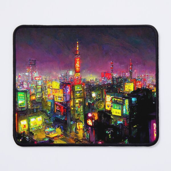 Item preview, Tokyo Cyberpunk Cityscape at Night designed and sold by AM FineArtPrints.