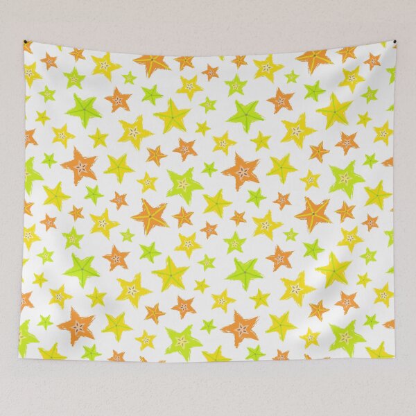 Item preview, Starfruit Background Painted Pattern designed and sold by amovitania.