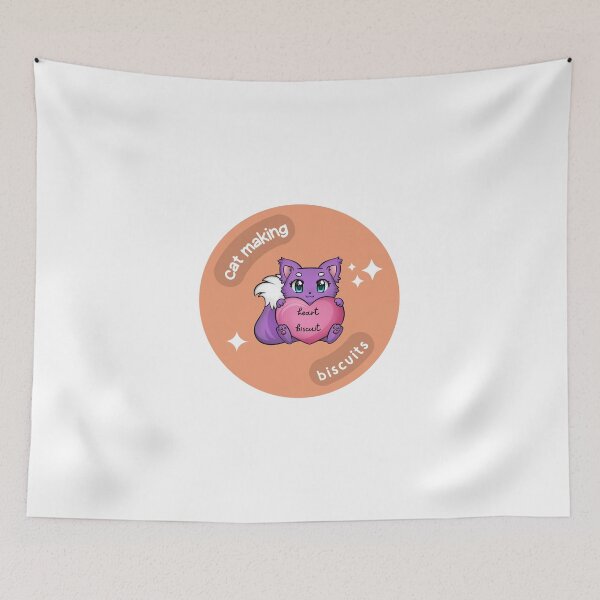 Item preview, cat making biscuits designed and sold by PaulGoldStore.