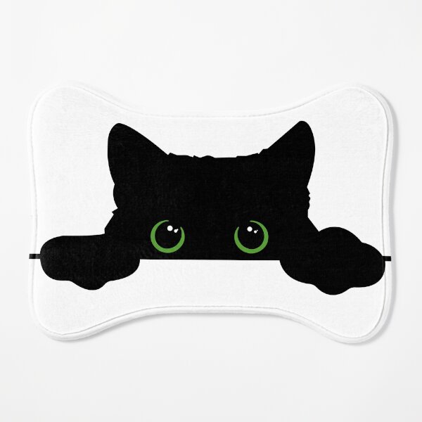Peeking Cat Sticker ,Lurking Cat Vinyl Decal Sticker Dog Mat