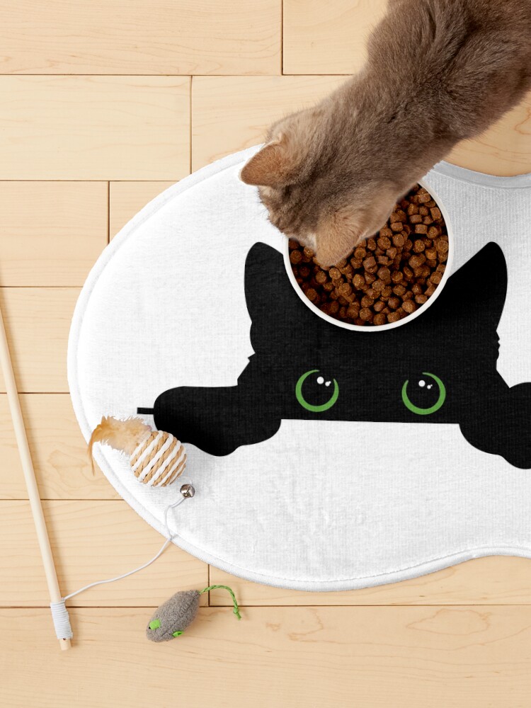 Alternate view of Peeking Cat Sticker ,Lurking Cat Vinyl Decal Sticker Pet Mat