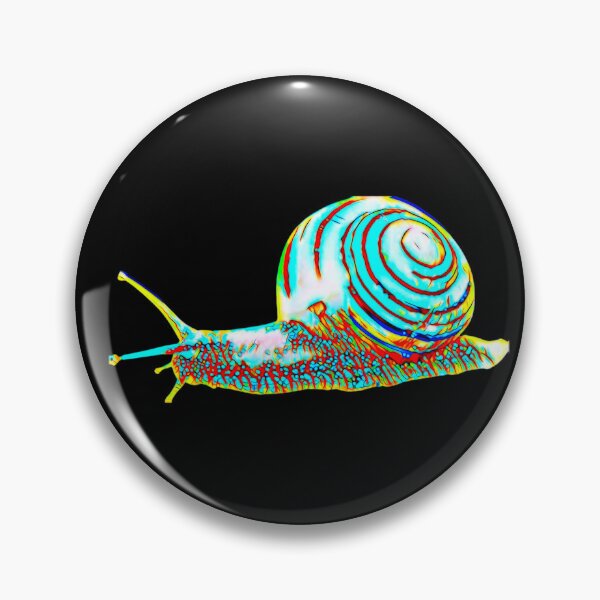 Item preview, Psychedelic Neon Funky Snail Art 6 designed and sold by Cawaiico.