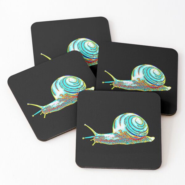 Item preview, Psychedelic Neon Funky Snail Art 6 designed and sold by Cawaiico.