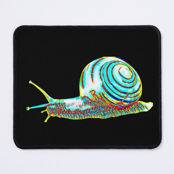 Item preview, Psychedelic Neon Funky Snail Art 6 designed and sold by Cawaiico.