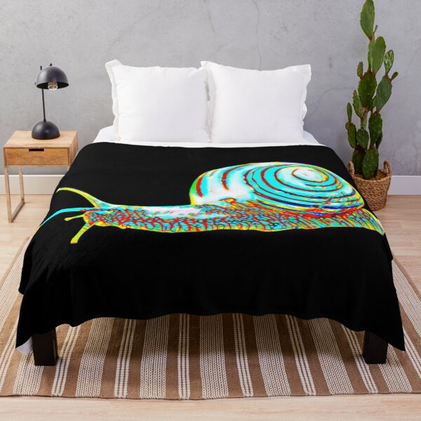 Item preview, Psychedelic Neon Funky Snail Art 6 designed and sold by Cawaiico.