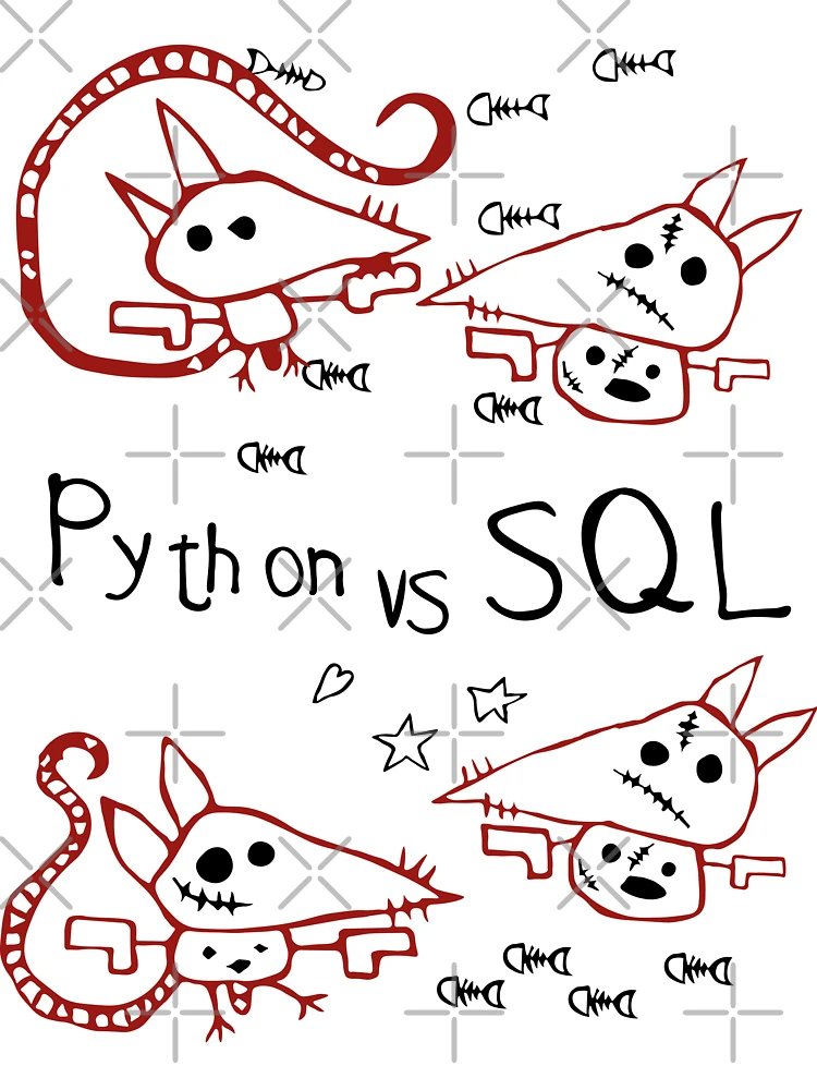 Thumbnail 7 von 7, Oversized T-Shirt, python python mysql python tutorial sql mit python python datenbank mysql python designt und verkauft von hive8.