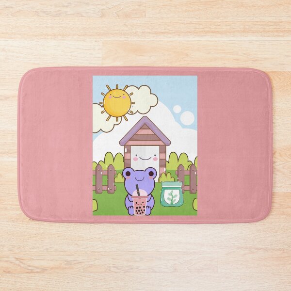 Item preview, Boba Frog cottage | Cute Boba Frog cottagecore | Kawaii Boba Frog | Cute Boba Tea Frog | Kawaii Boba Tea Frog | Froggy Boba designed and sold by Saffire6.