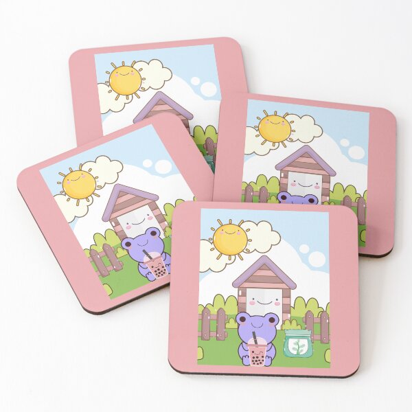 Item preview, Boba Frog cottage | Cute Boba Frog cottagecore | Kawaii Boba Frog | Cute Boba Tea Frog | Kawaii Boba Tea Frog | Froggy Boba designed and sold by Saffire6.