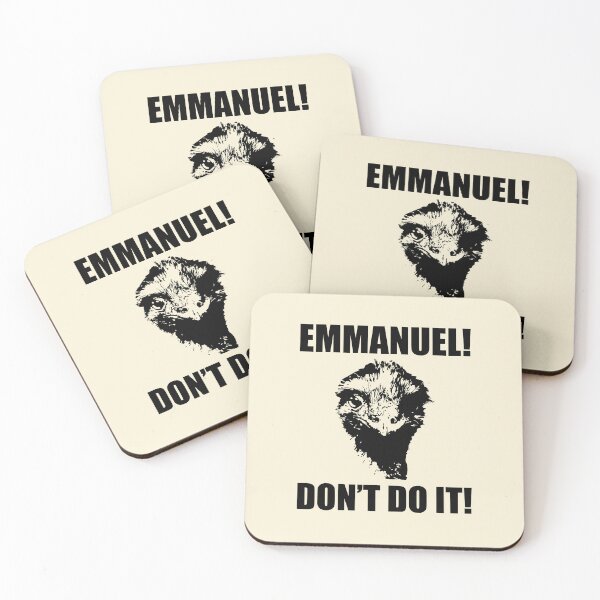 Item preview, Emmanuel, don't do it! designed and sold by NickiPost.