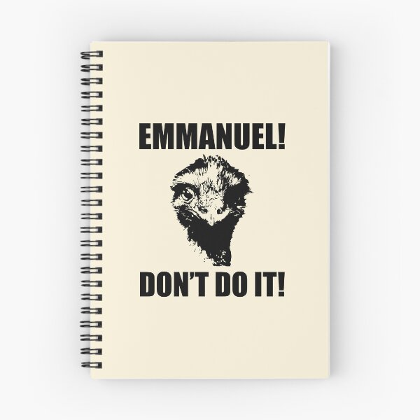 Item preview, Emmanuel, don't do it! designed and sold by NickiPost.
