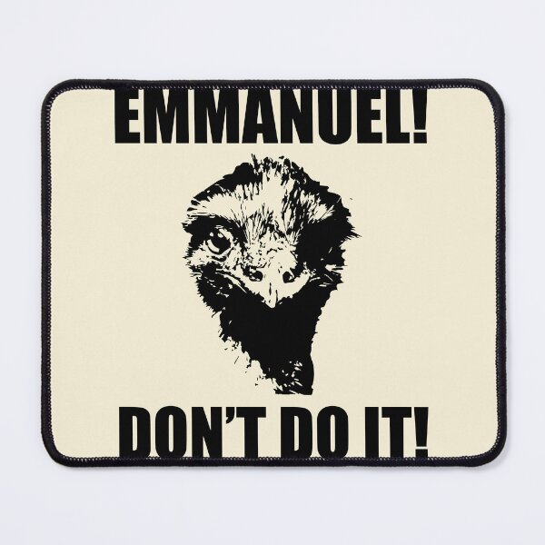 Item preview, Emmanuel, don't do it! designed and sold by NickiPost.