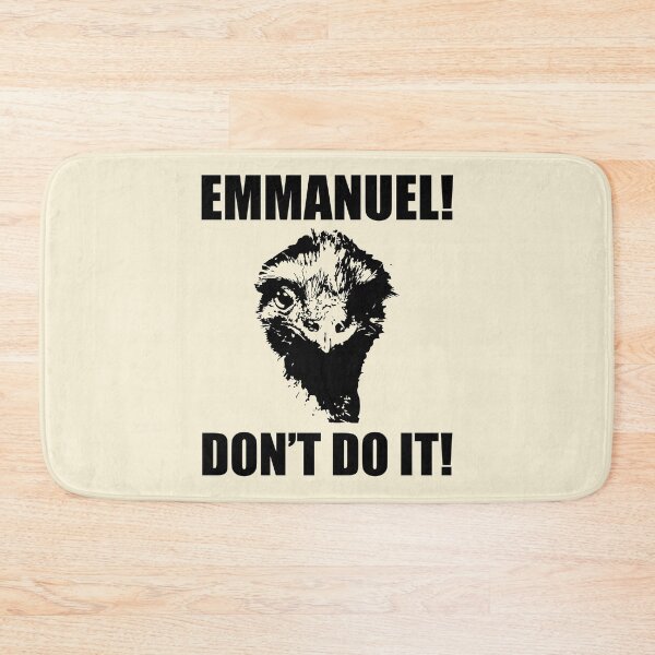 Item preview, Emmanuel, don't do it! designed and sold by NickiPost.