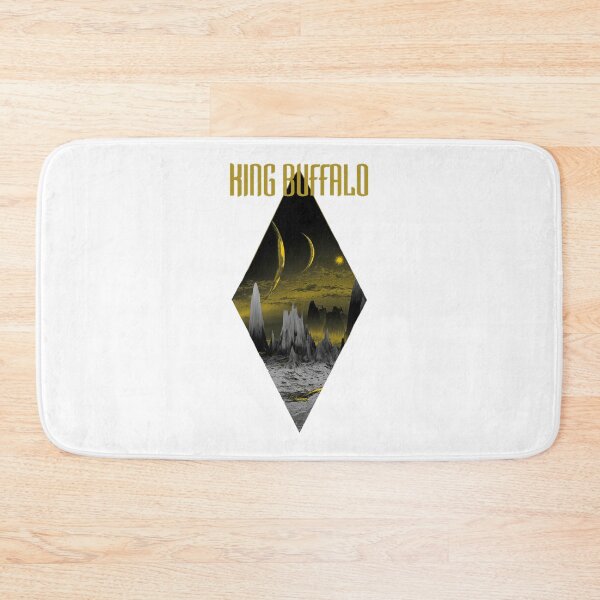 Item preview, King Buffalo, jaune noir, soleil, montagnes designed and sold by PreshitaChhabra.