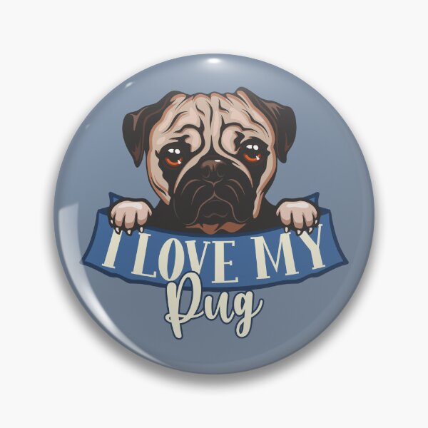Item preview, I Love My Pug - Pug owners designed and sold by DebbisPalette.
