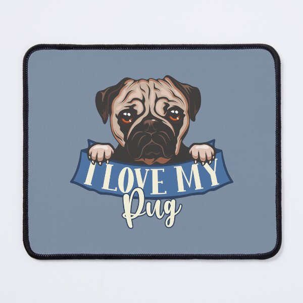 Item preview, I Love My Pug - Pug owners designed and sold by DebbisPalette.